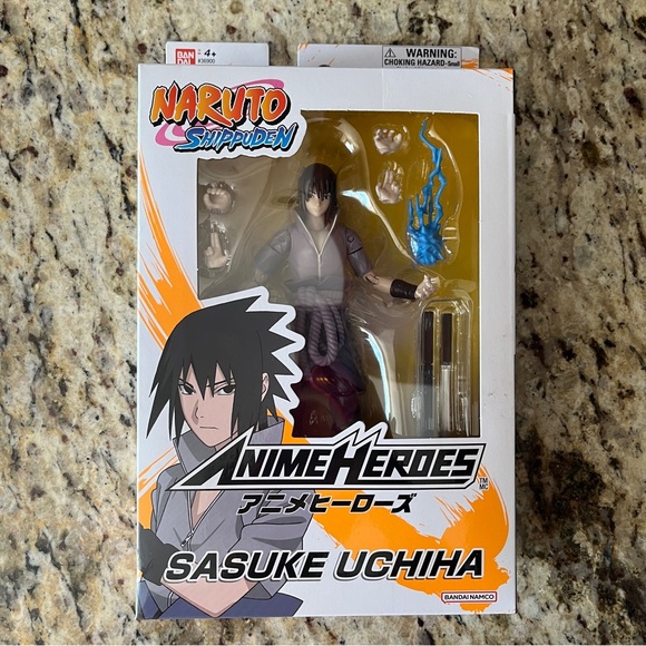 Anime Heroes Naruto Shippuden Sasuke Uchiha 6.5" scale figure play or display - Picture 2 of 8